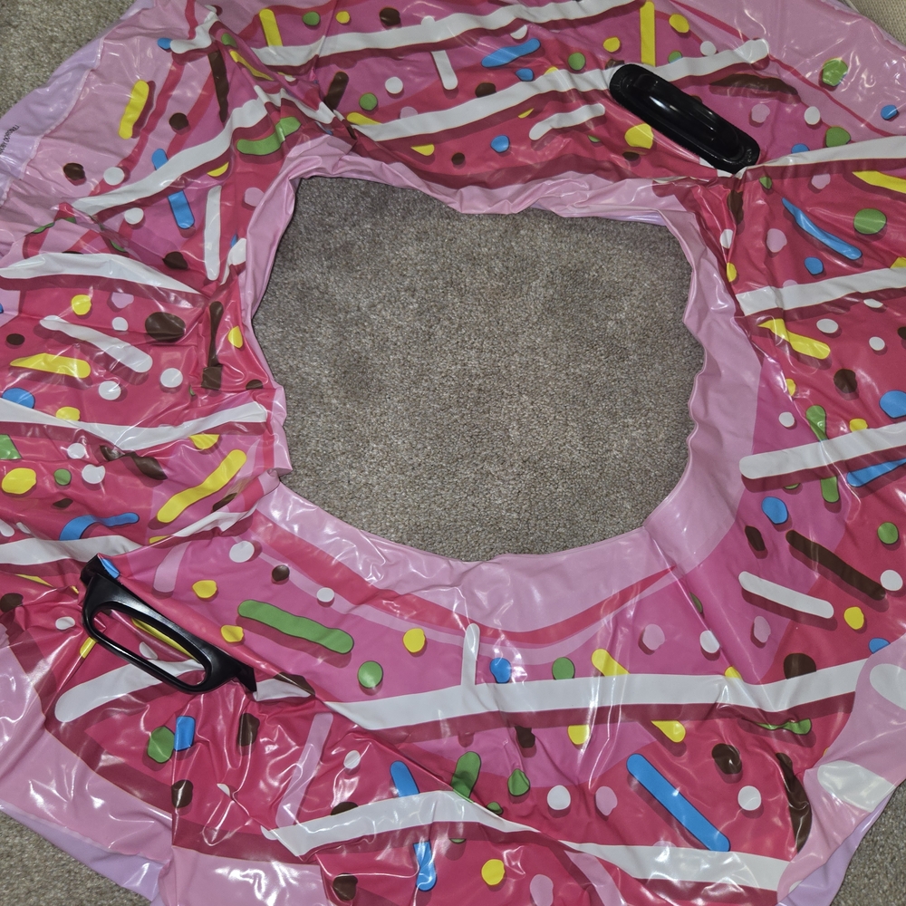 Pink Donut Inflatable Party Pool